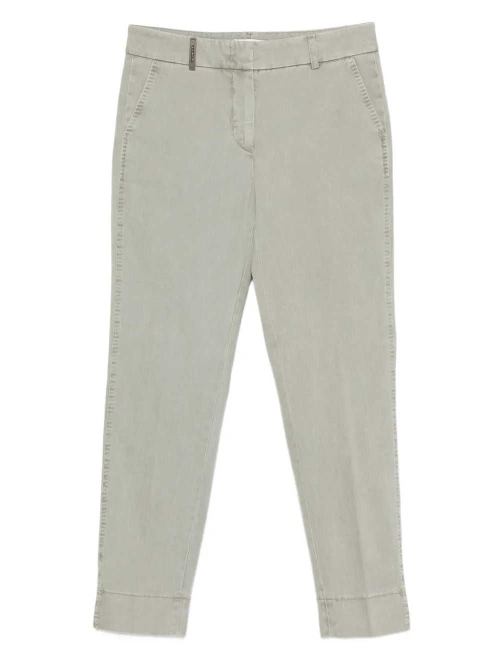 Peserico pocket-cuffed trousers Grijs
