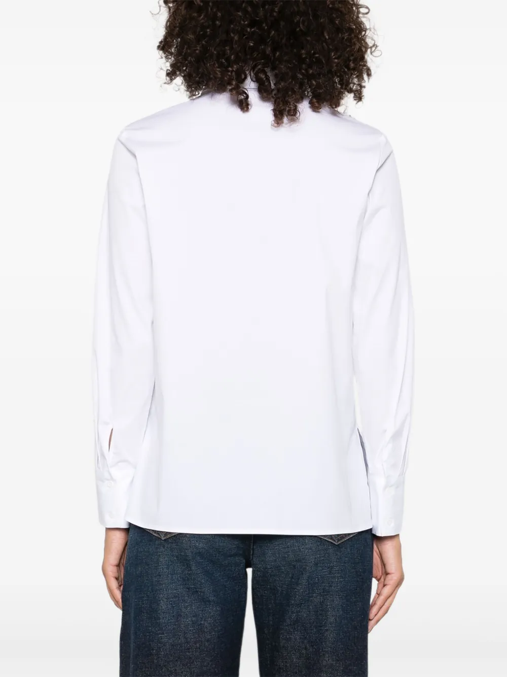 Peserico shoulder-detail shirt Wit