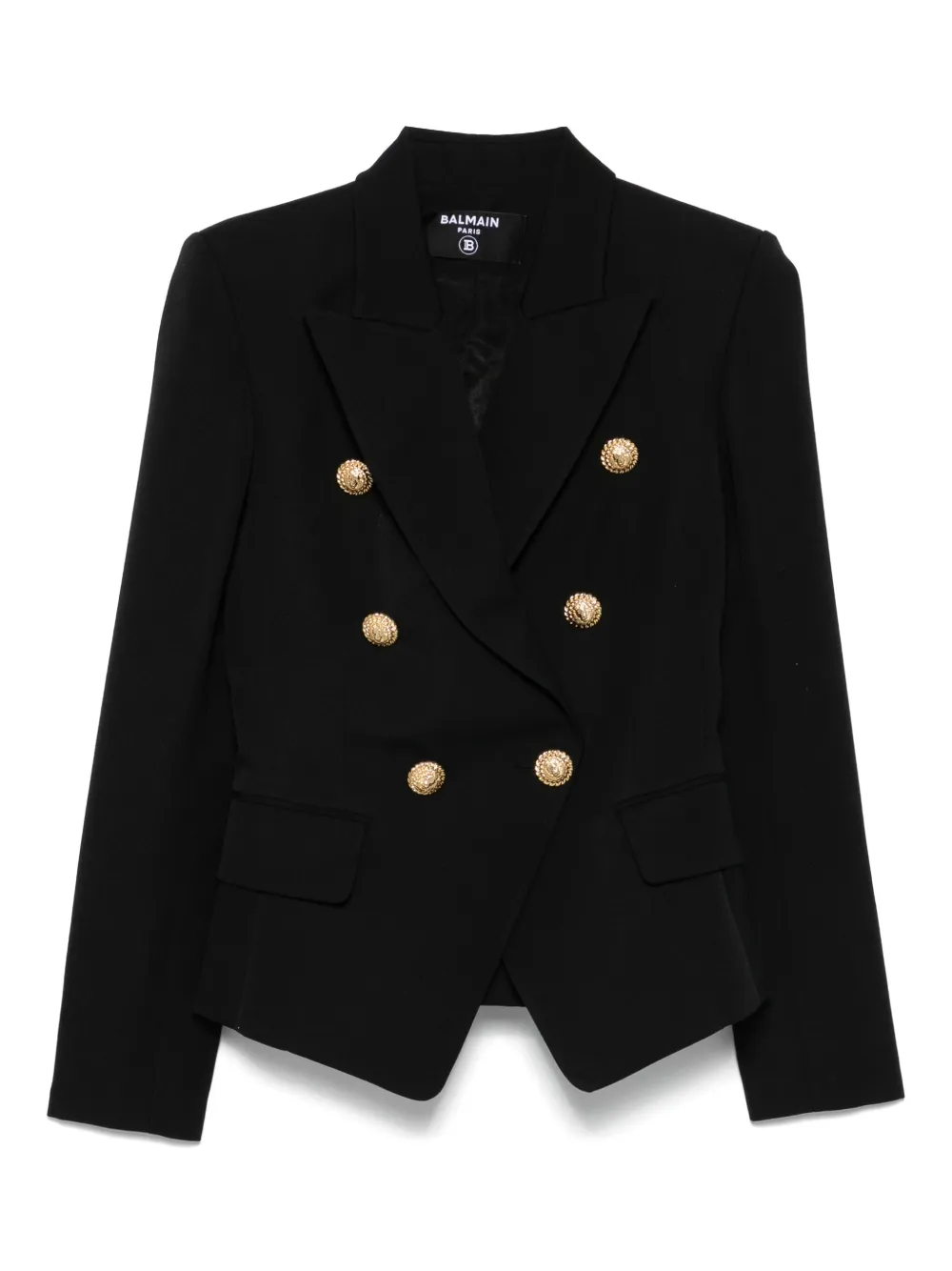double-breasted wool jacket