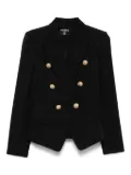 Balmain double-breasted wool jacket - Black