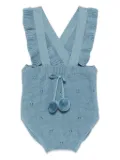 Paz Rodriguez ruffled pom-pom bodie - Blue