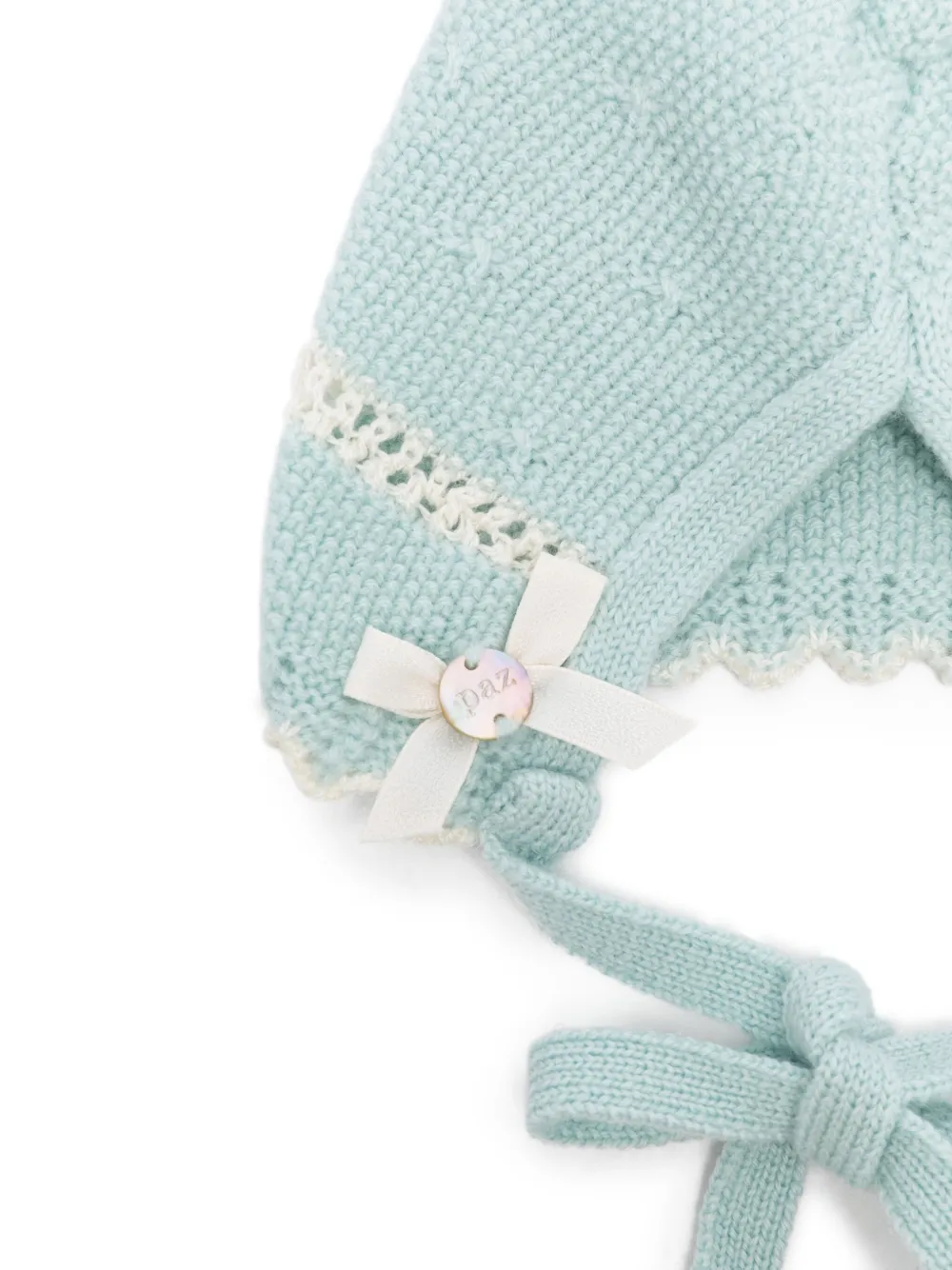 Paz Rodriguez lace-trimmed wool hat Groen