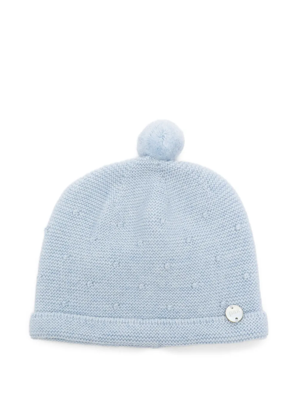 Paz Rodriguez pom-pom textured beanie | Blue | Image 1