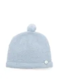 Paz Rodriguez pom-pom textured beanie - Blue