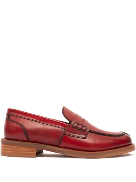 SOMMET penny leather loafers