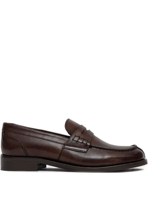 SOMMET penny-strap leather loafers