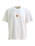 ALBERTO BRESCI embroidered-dragon T-shirt - White