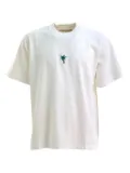 ALBERTO BRESCI palm-tree T-shirt - White