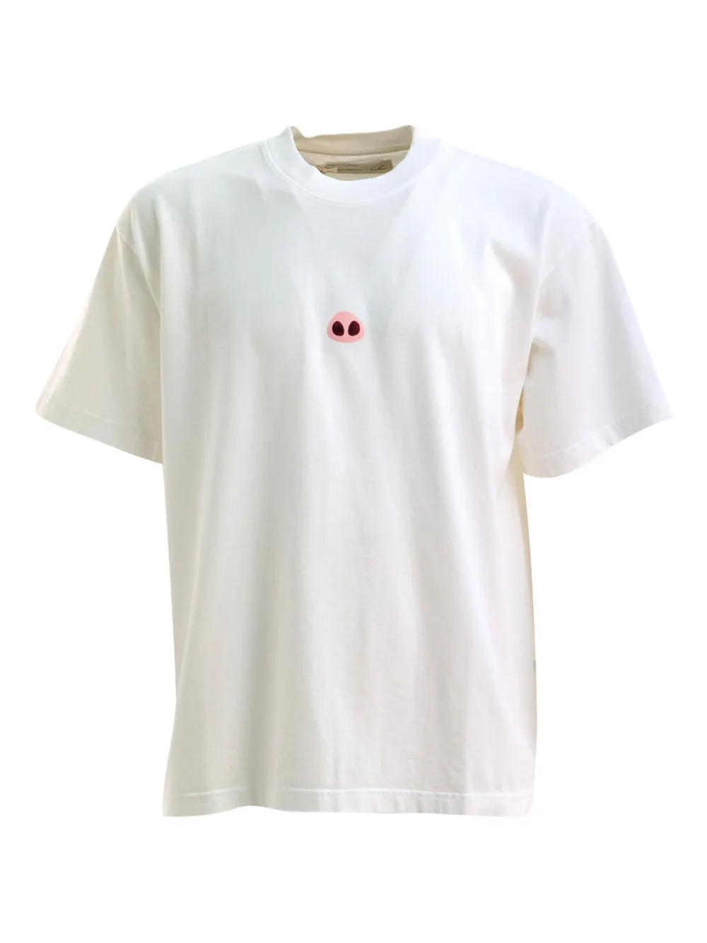 Alberto Bresci Pig-nose Short-sleeve T-shirt In White
