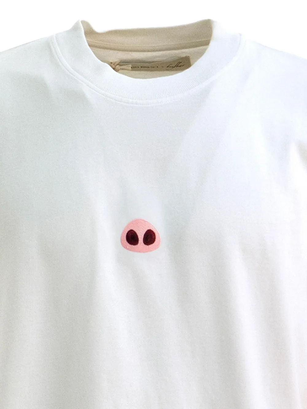 Alberto Bresci Pig-nose Short-sleeve T-shirt In White