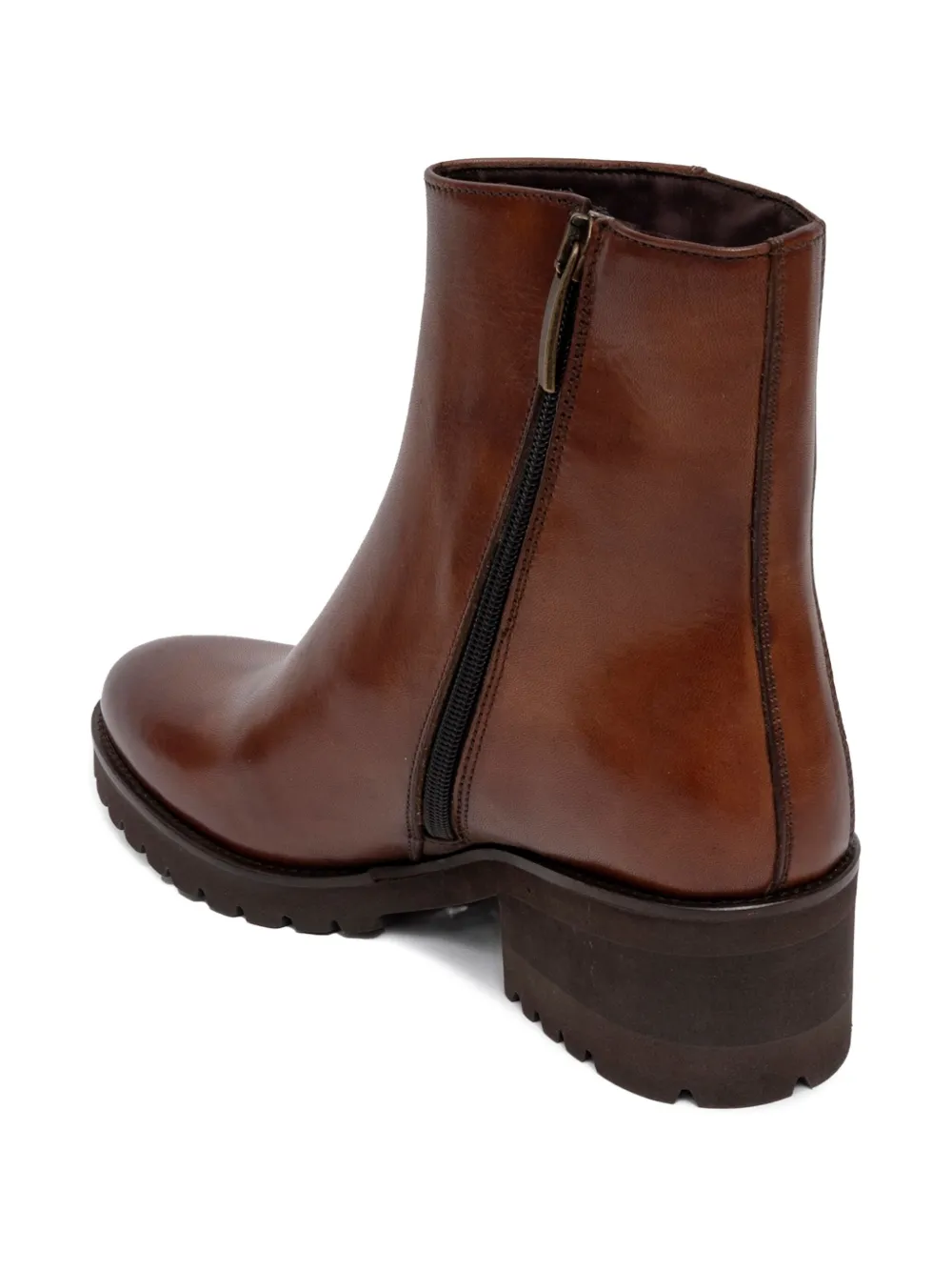 SOMMET zip-fastening boots Brown