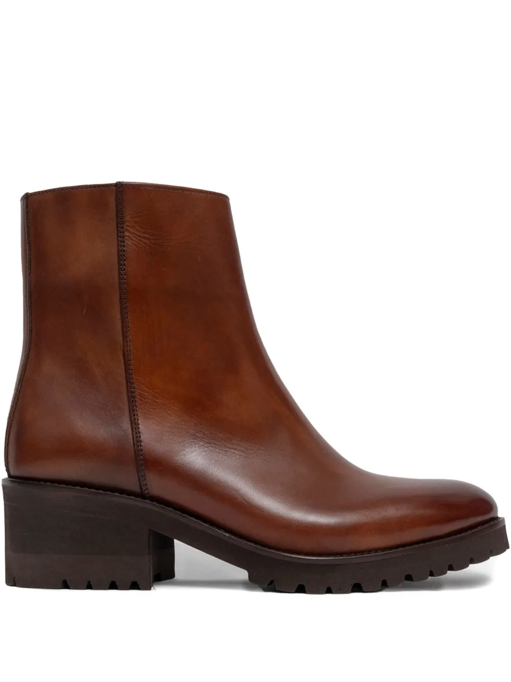 SOMMET zip-fastening boots Brown
