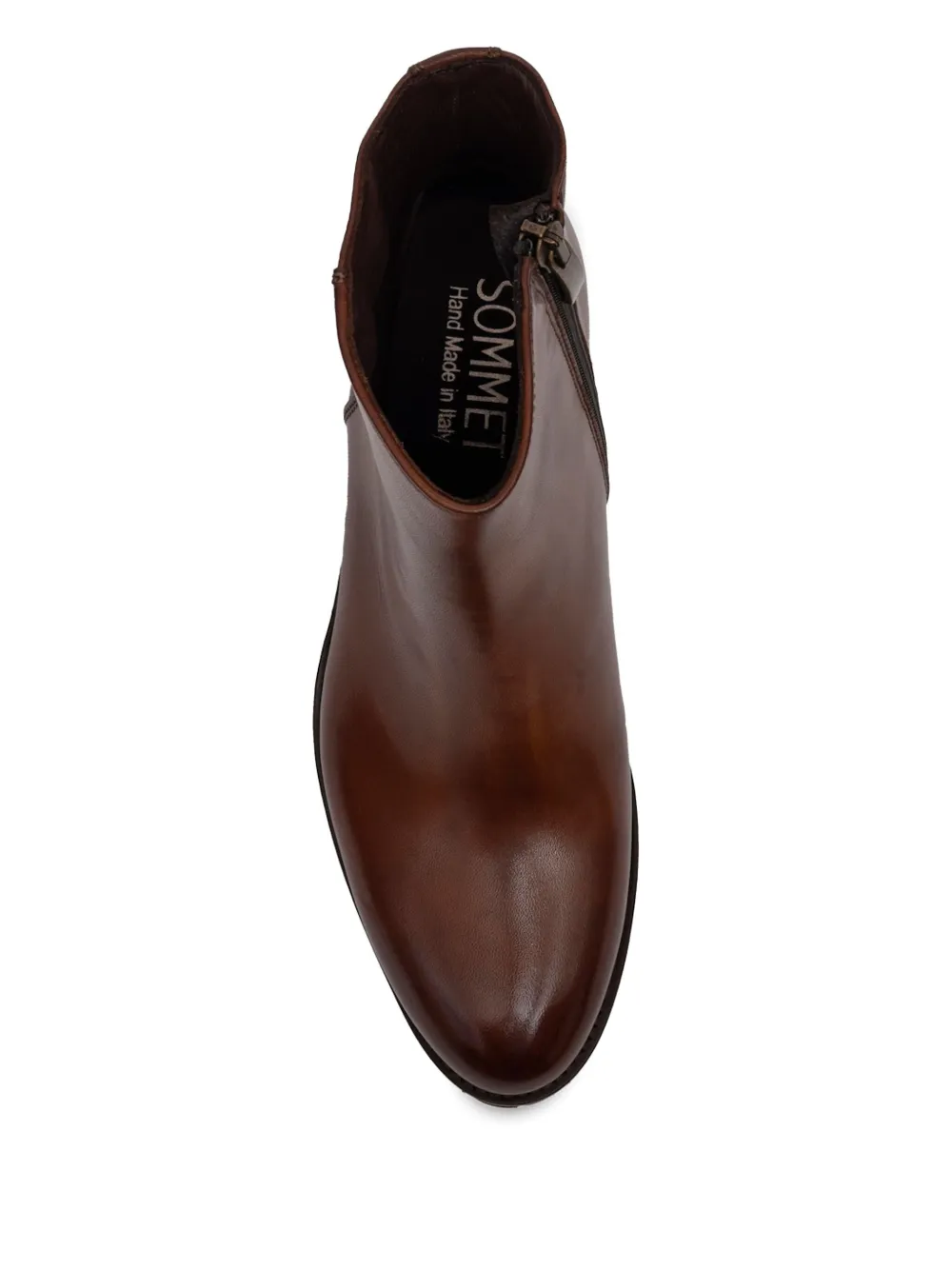 SOMMET zip-fastening boots Brown