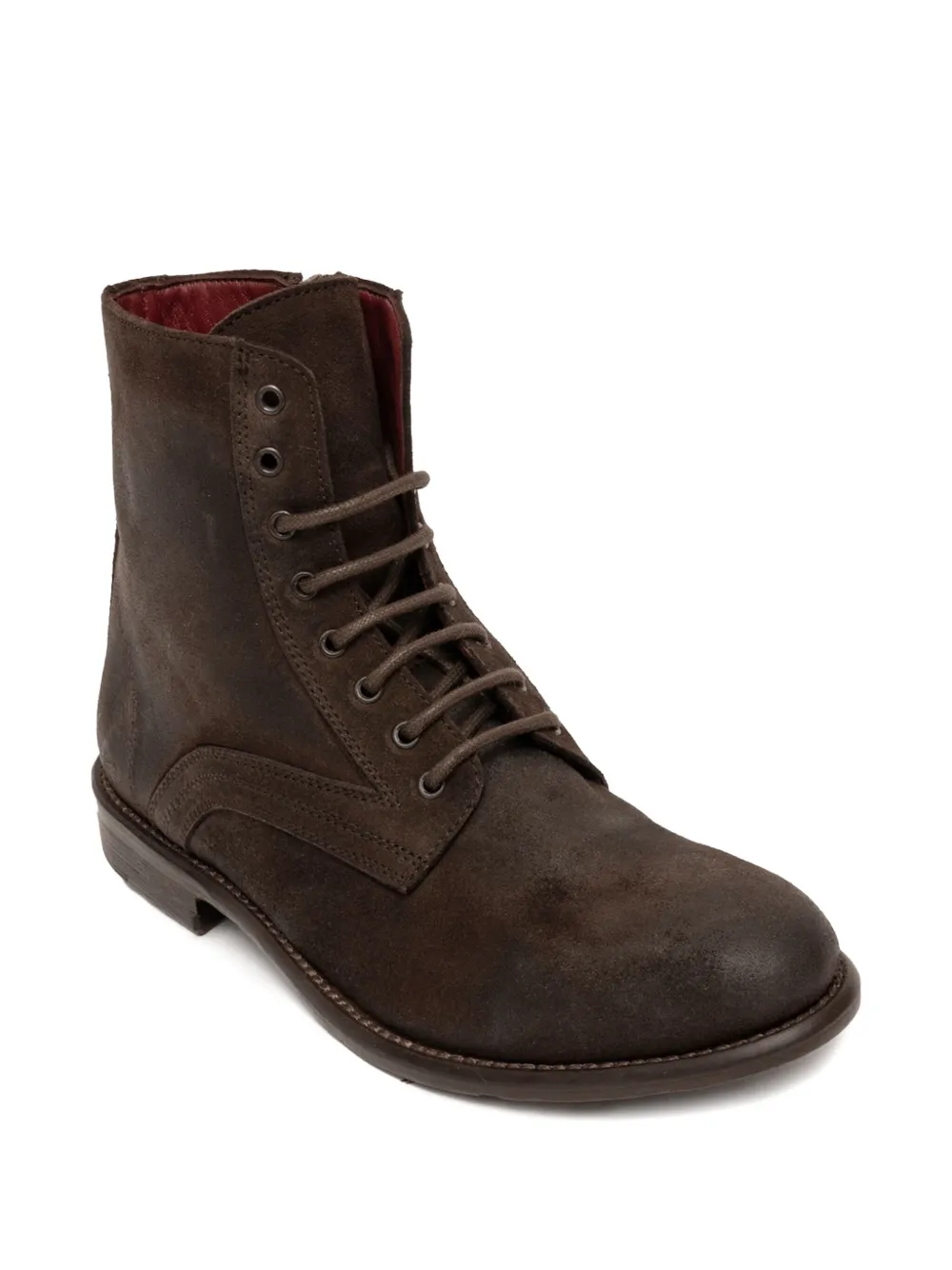 SOMMET lace-up fastening boots Brown