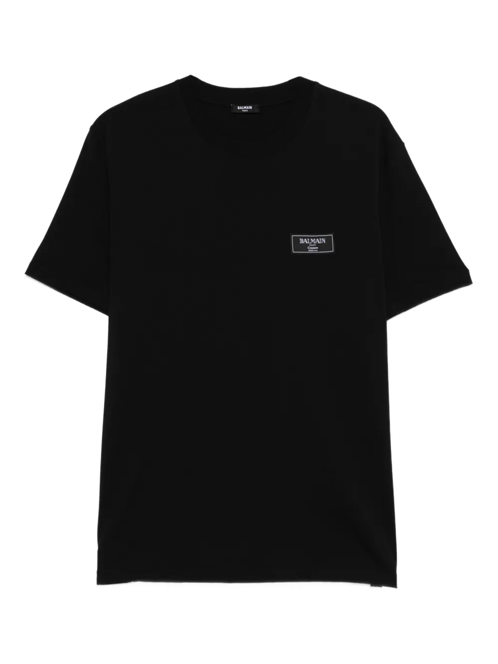 Balmain T-shirt met logopatroon Zwart
