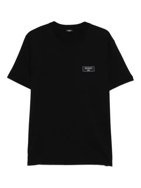 Balmain T-shirt med logomotiv