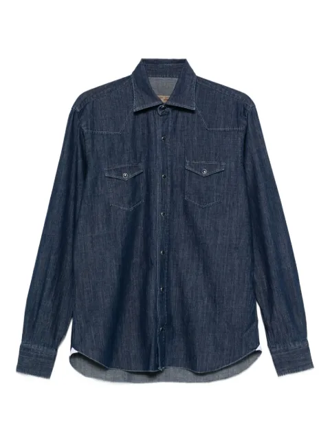 Barba camisa de mezclilla