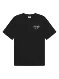 Les Deux apple-print cotton T-shirt - Black