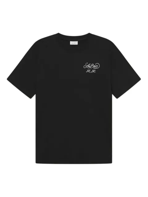 Les Deux apple-print cotton T-shirt