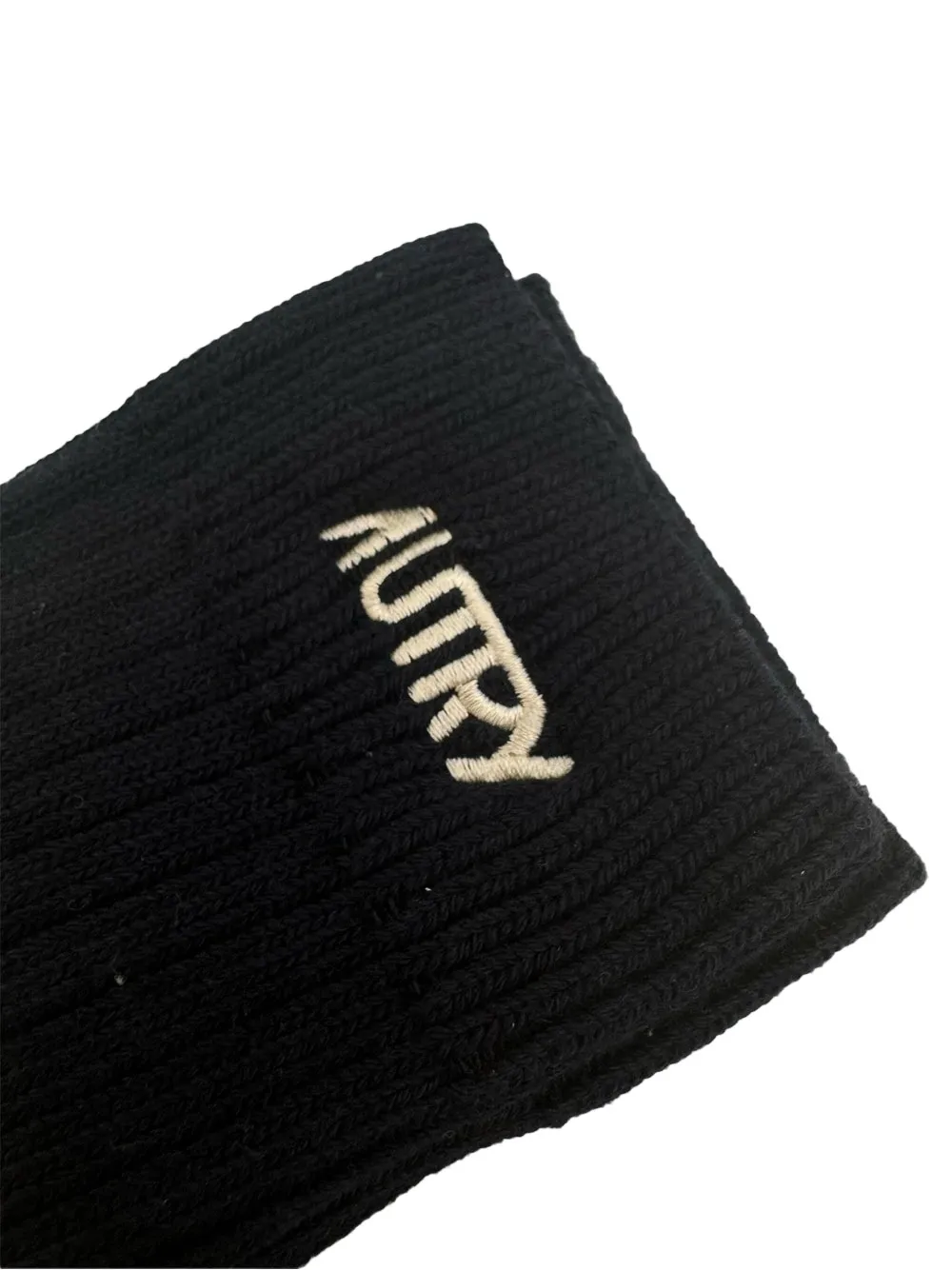 Autry Katoenen sokken met borduurwerk Zwart