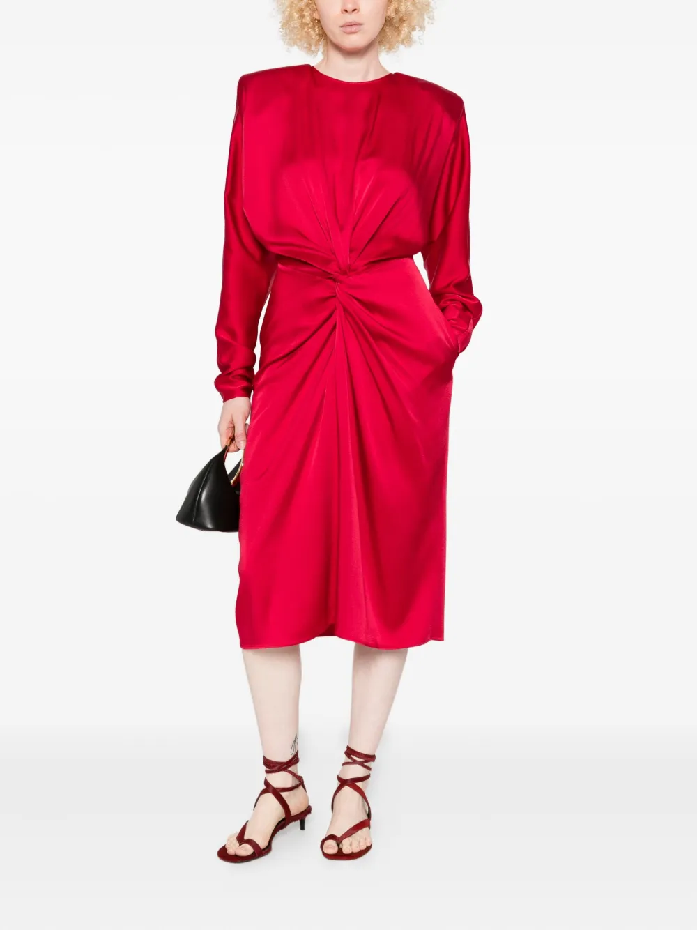 Stella McCartney Jurk met gedraaid-detail Rood