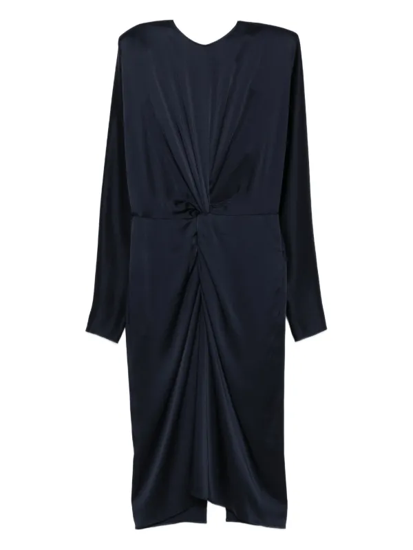 Stella McCartney ツイストフロント ドレス | ブルー | FARFETCH JP
