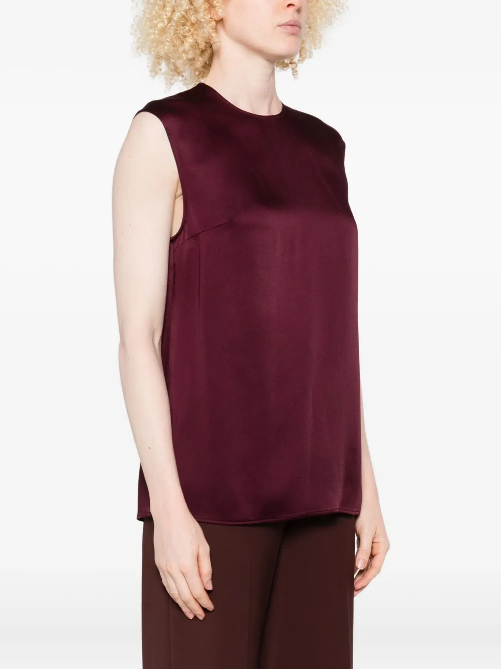 Stella McCartney Top met ronde hals Rood