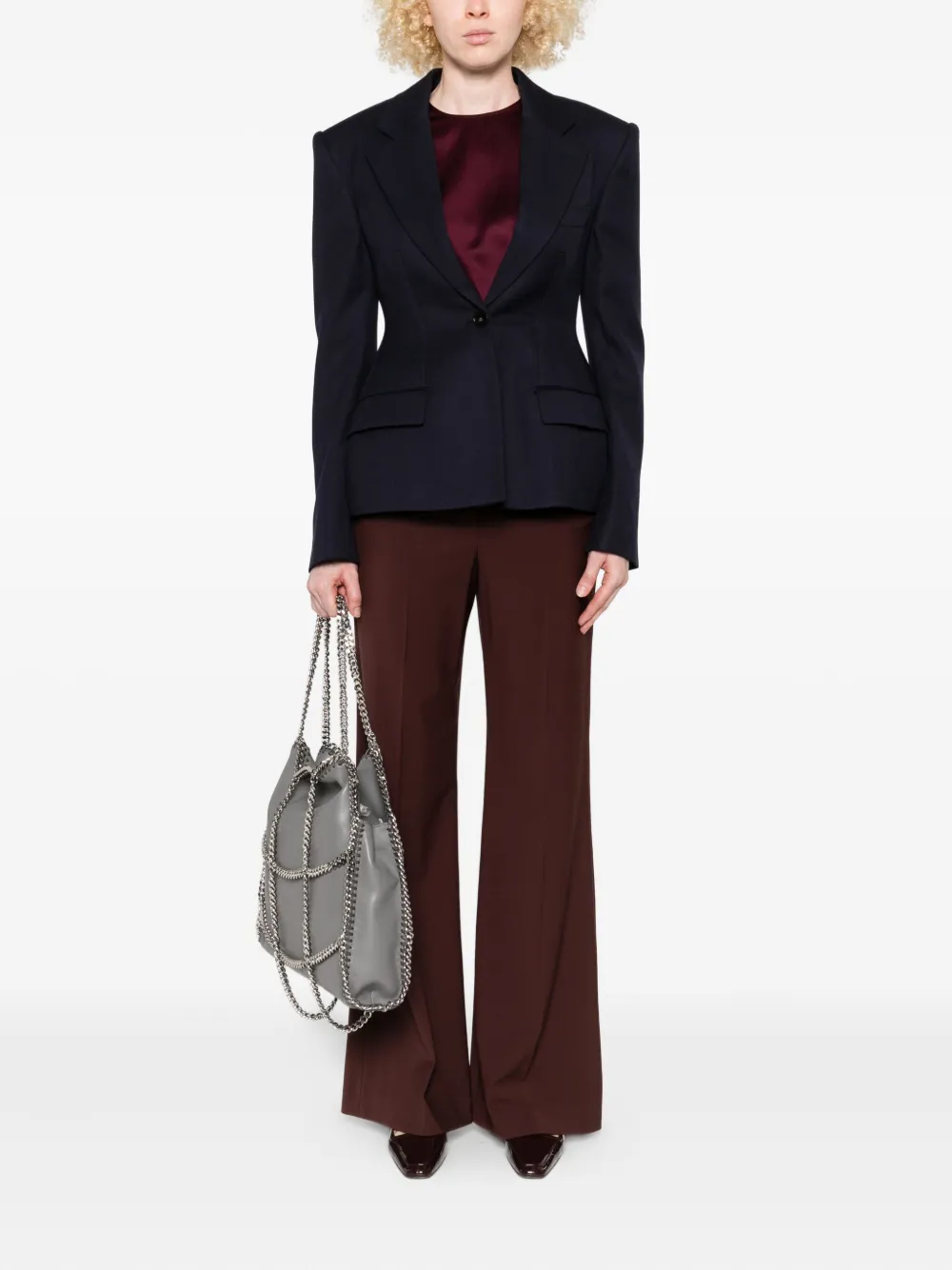 Stella McCartney Top met ronde hals Rood