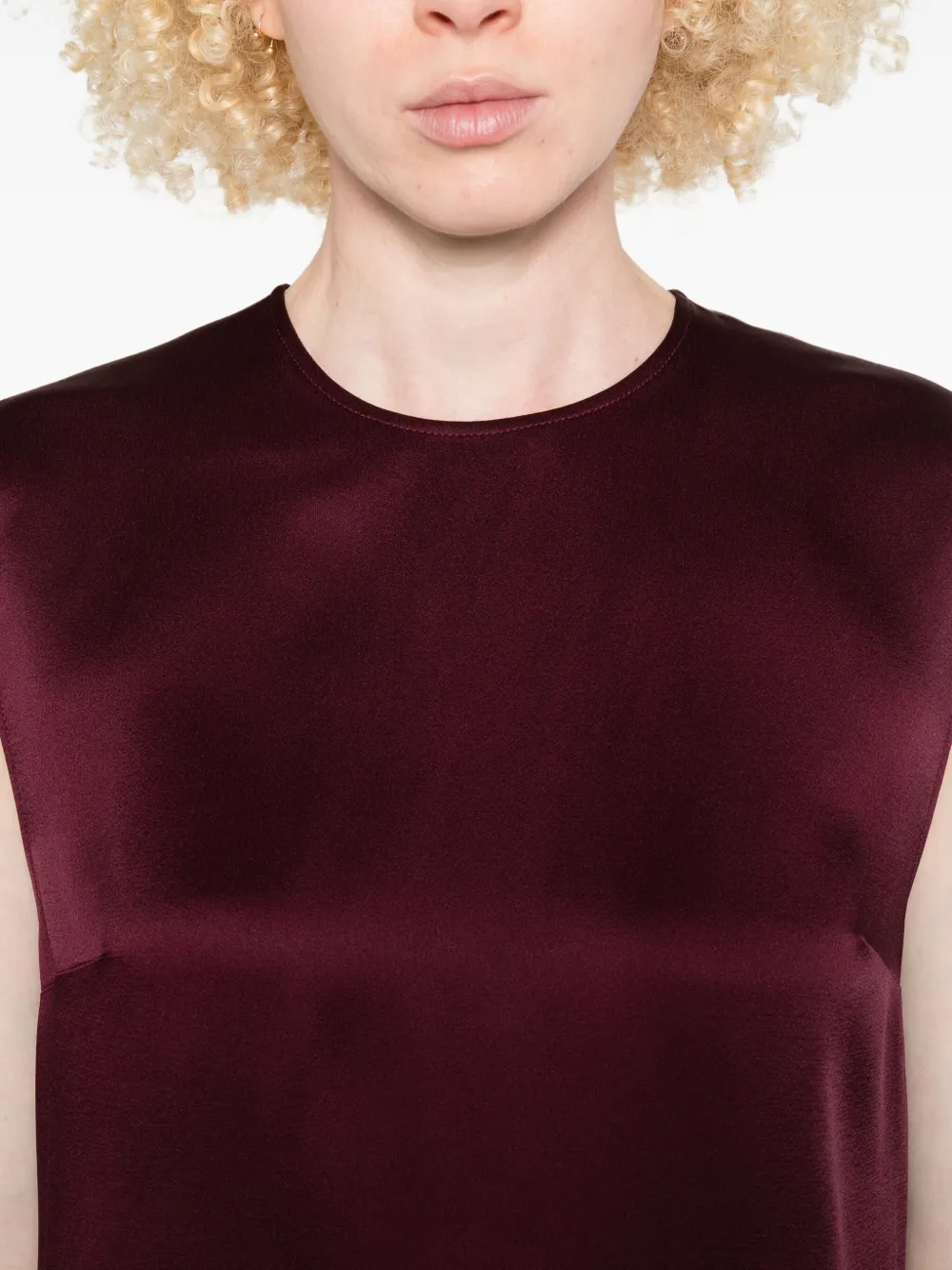 Stella McCartney Top met ronde hals Rood