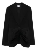Stella McCartney draped-front blazer - Black