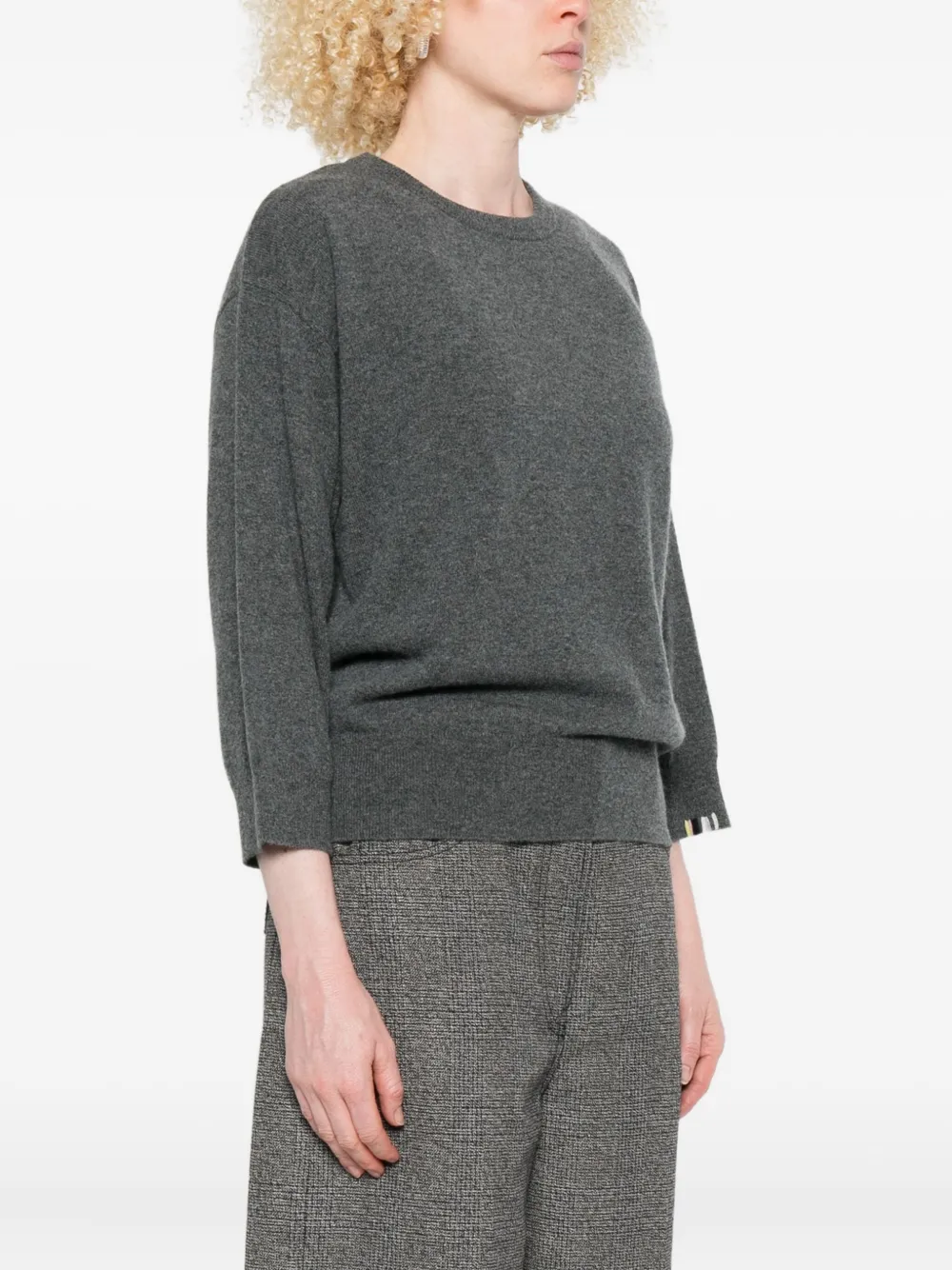 extreme cashmere long-sleeved cashmere sweater Grijs