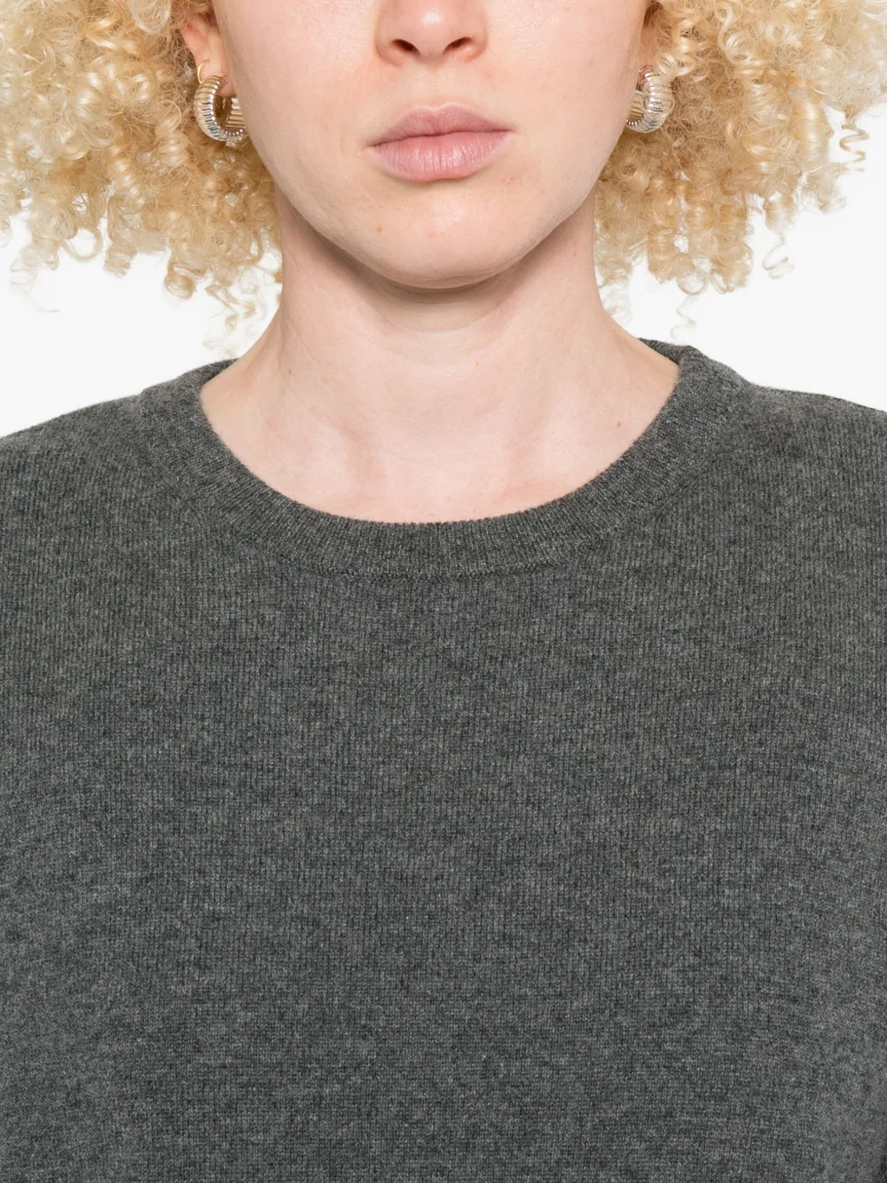 extreme cashmere long-sleeved cashmere sweater Grijs
