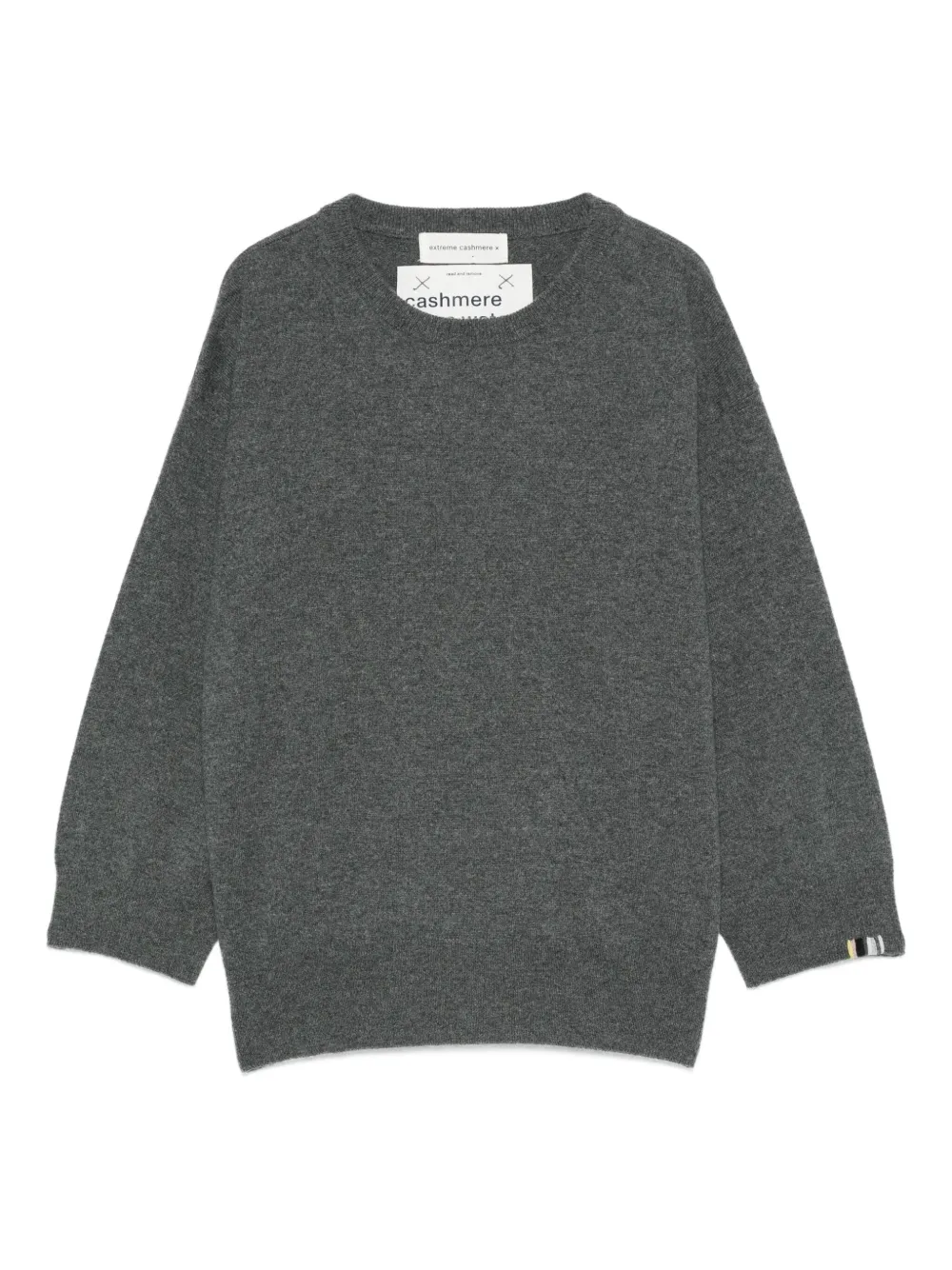 Extreme cashmere long-sleeved cashmere sweater Grijs