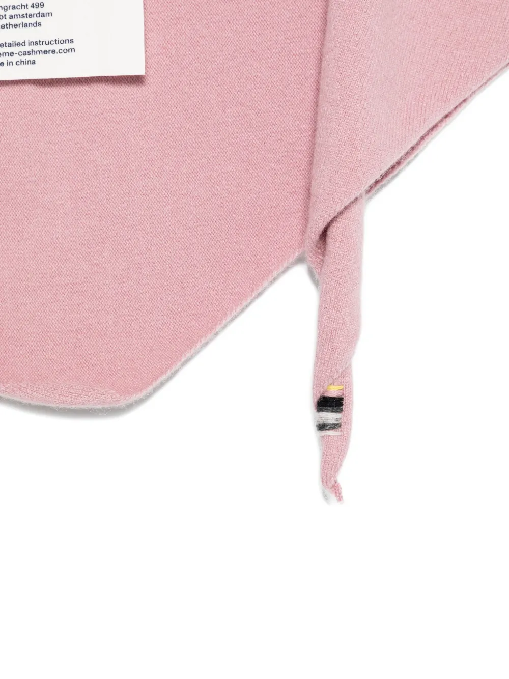 extreme cashmere bandana scarf Roze