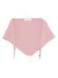 extreme cashmere bandana scarf - Pink