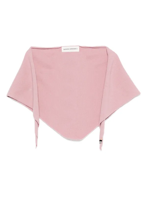 Extreme Cashmere Bandana Scarf Pink FARFETCH PH