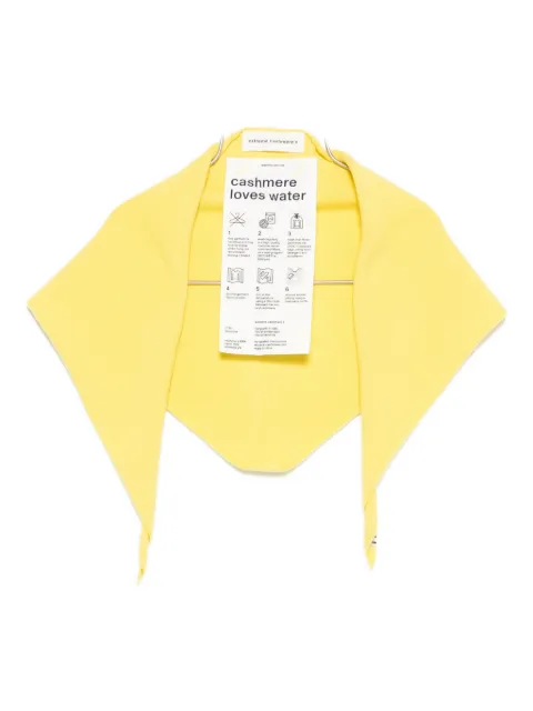 extreme cashmere n°35 triangular scarf