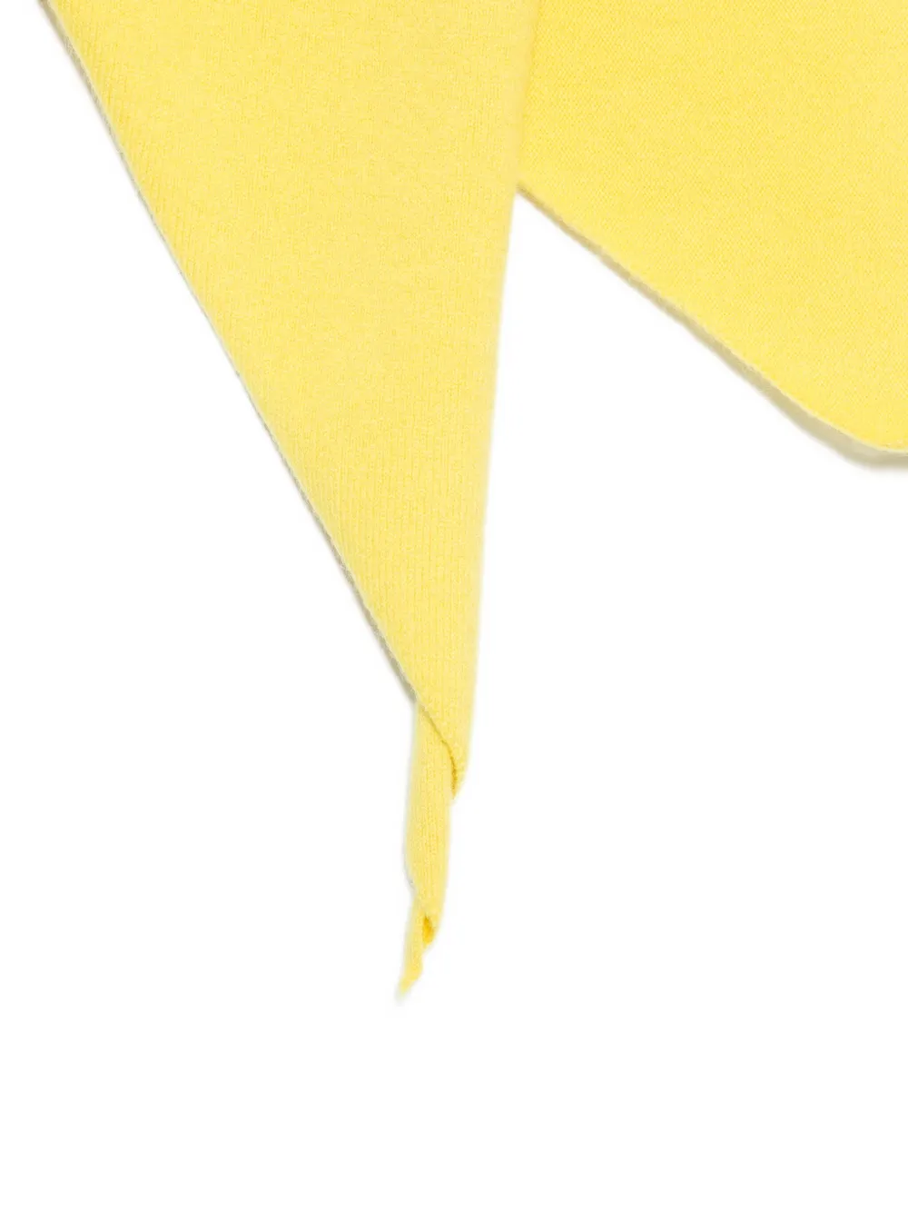 extreme cashmere n°35 triangular scarf Geel