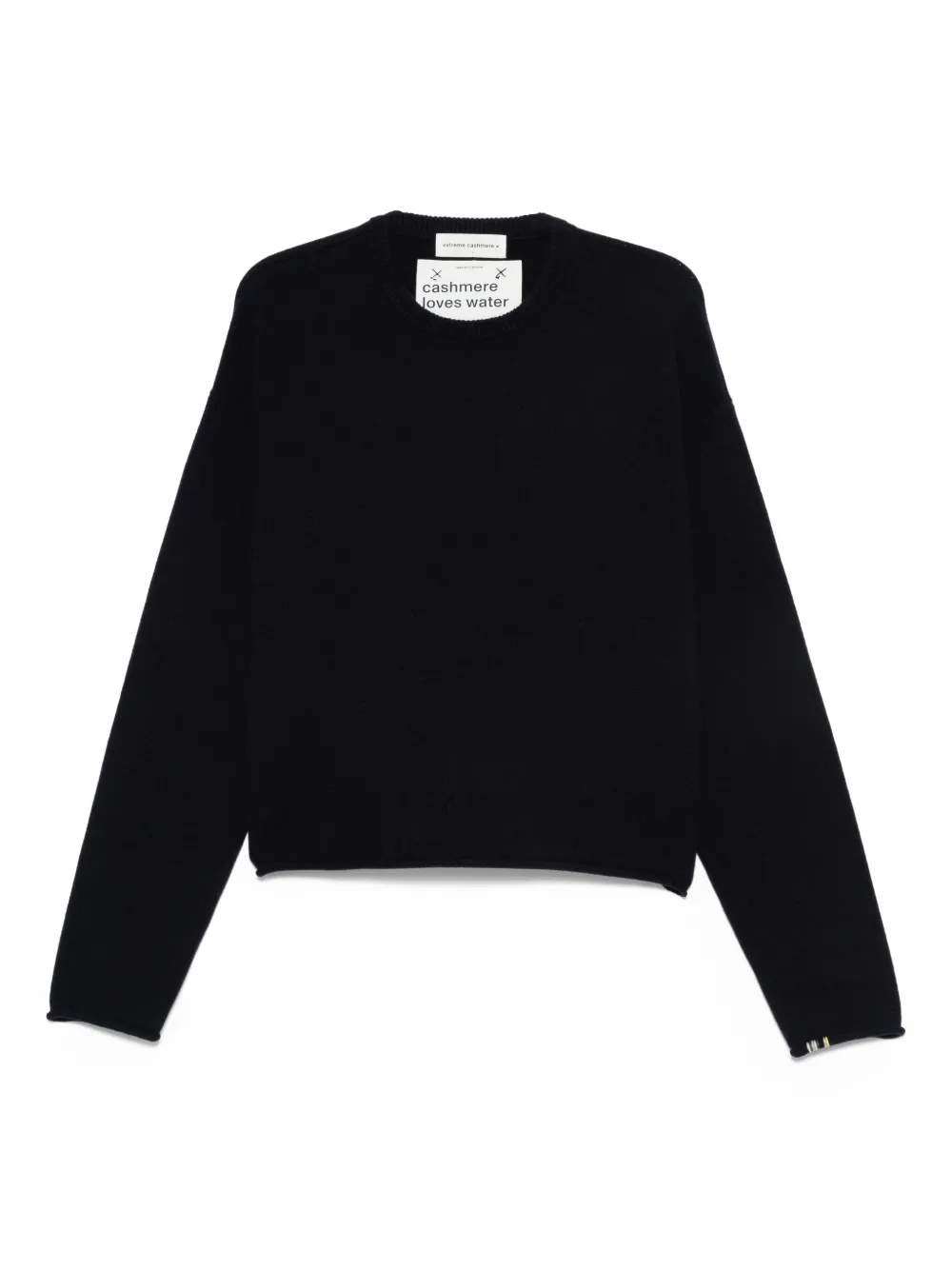 Extreme cashmere crew-neck cashmere-blend sweater Blauw