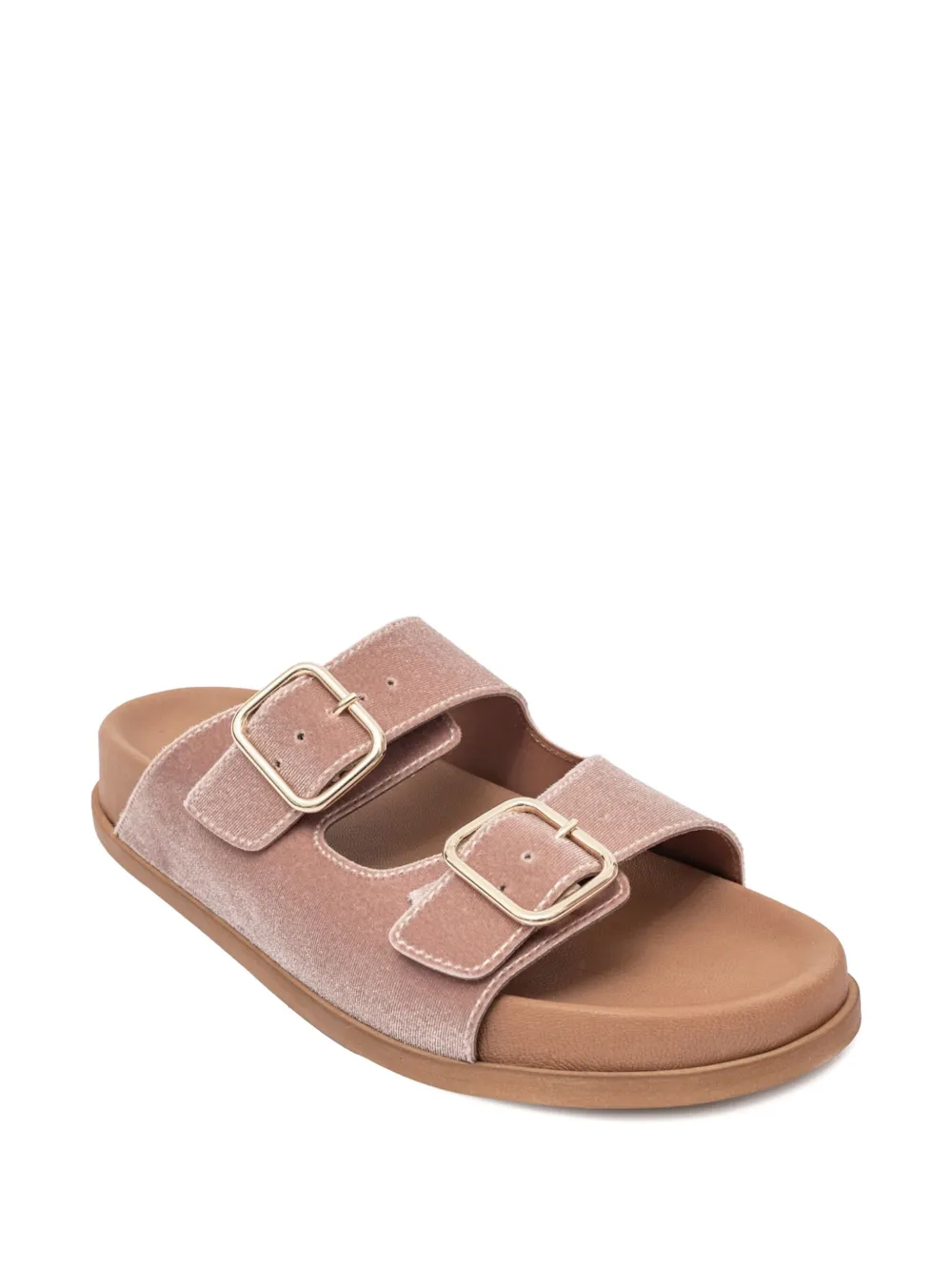 SOMMET Follonicas Tortora double-buckle sandals Pink