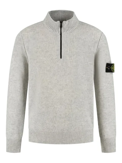 Stone Island Junior Pullover mit Reißverschluss