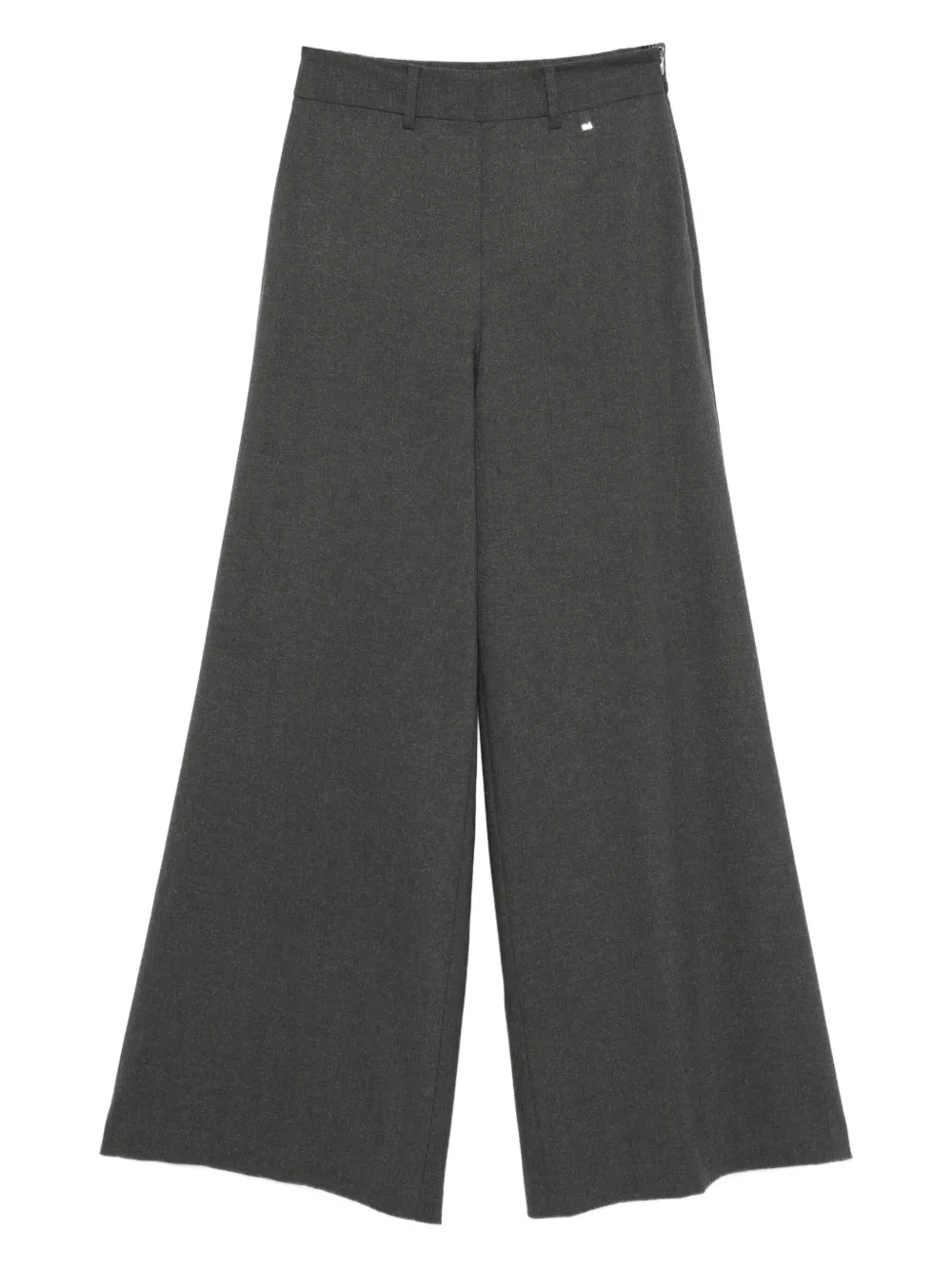 Herno belt-loops straight trousers Grijs