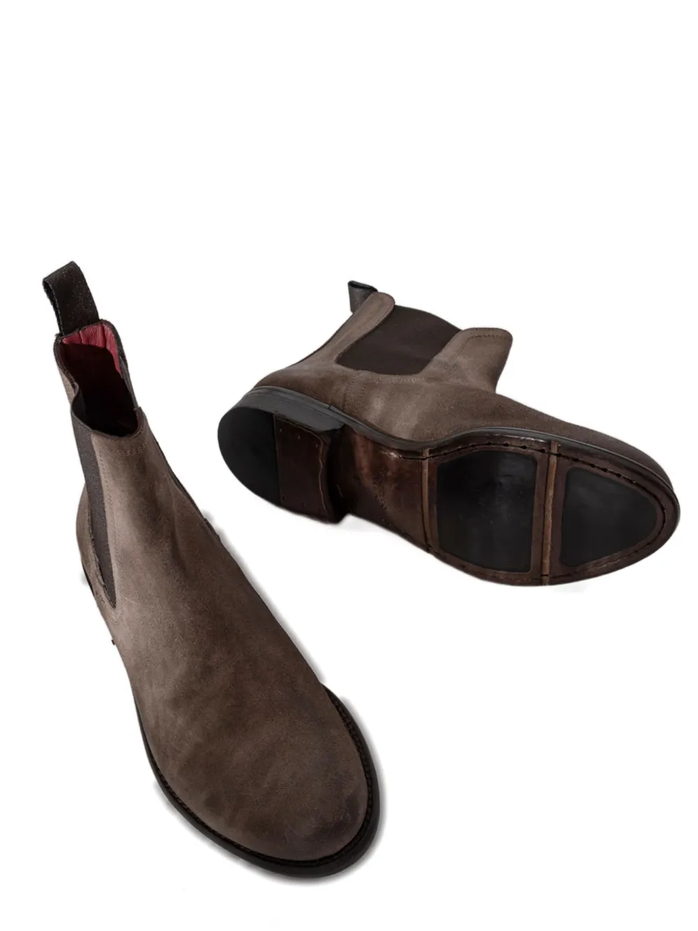 SOMMET elastic-panel boots Brown