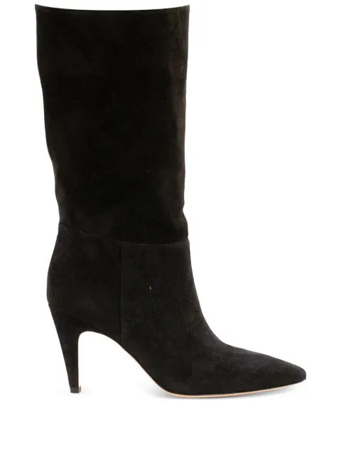 Gianvito Rossi botas de gamuza con puntera en punta y tacón de 85mm