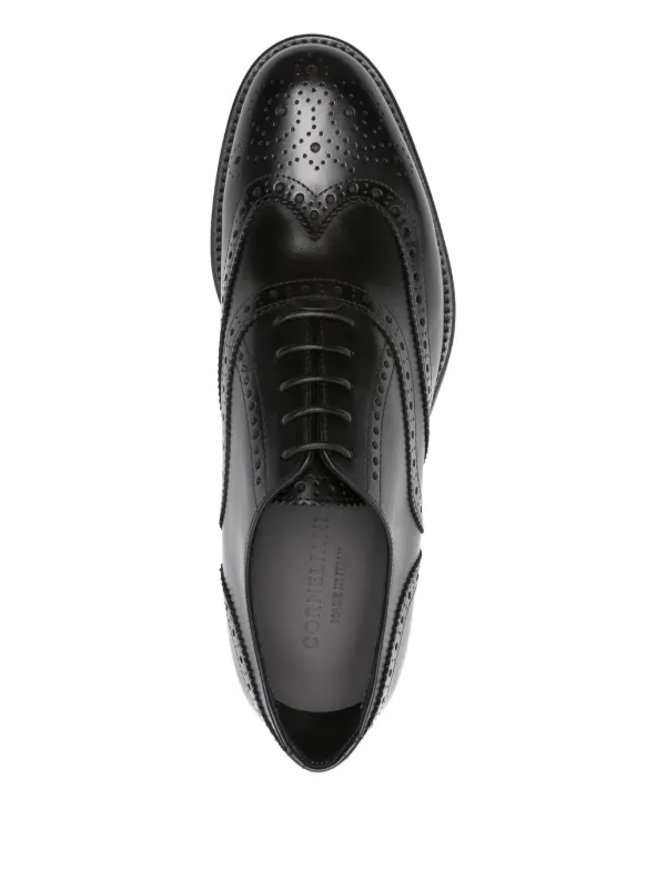 コルネリアーニ　レザーシューズ Corneliani レザー ダービーシューズ | ブラック | FARFETCH JP