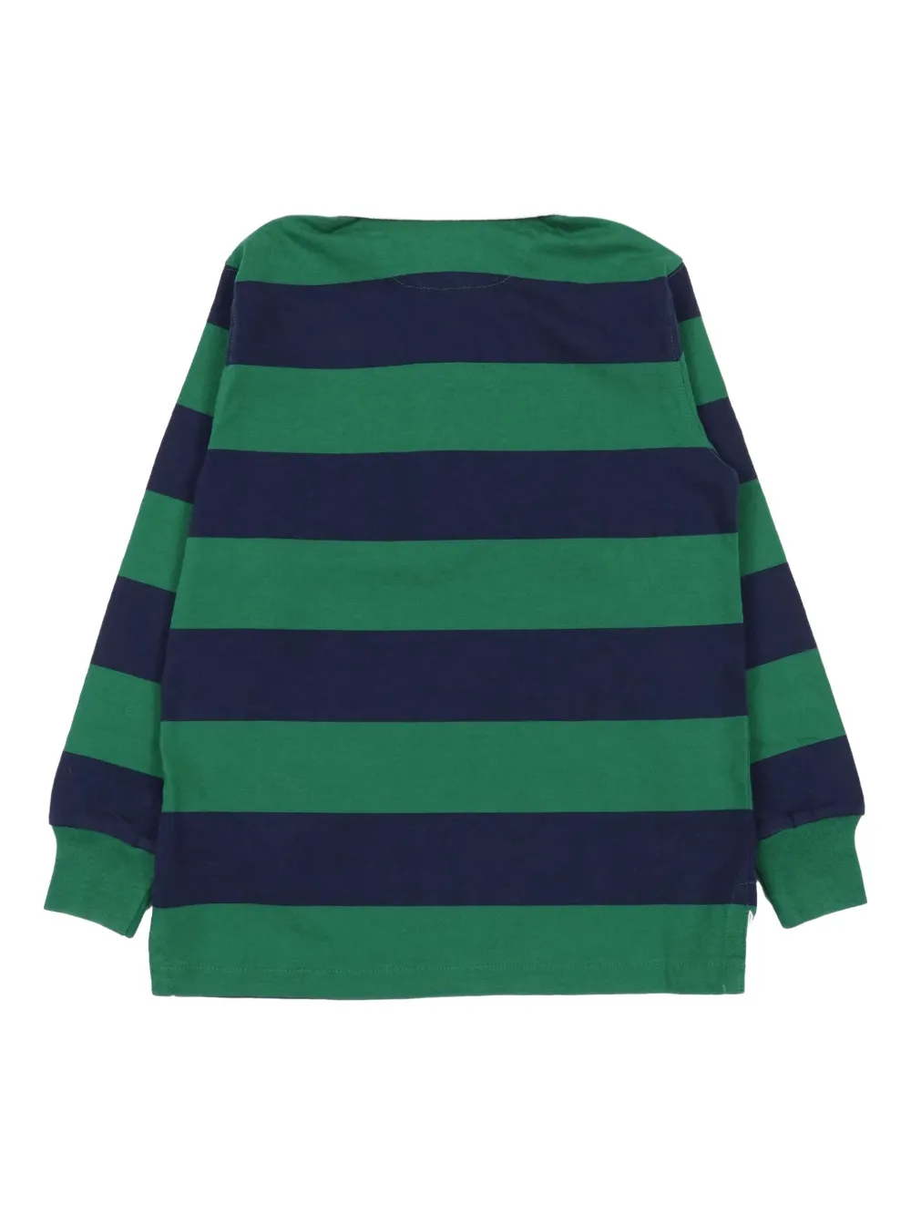 POLO RALPH LAUREN KIDS Gestreept poloshirt met kraag Groen