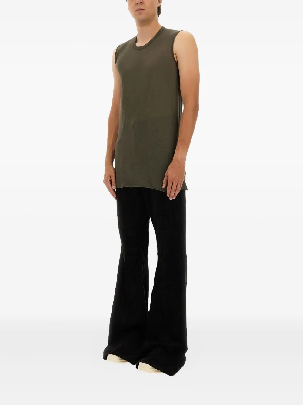 Rick Owens sleeveless tank top - Groen