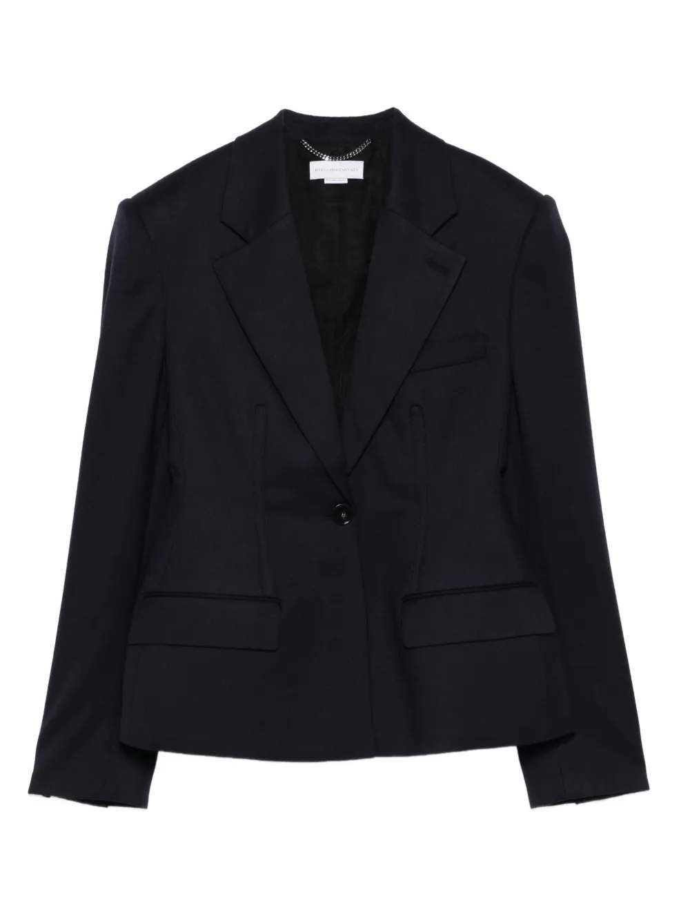 Stella McCartney Colbert met enkele knoop Blauw