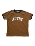 Autry raglan-sleeve ringer T-shirt - Brown