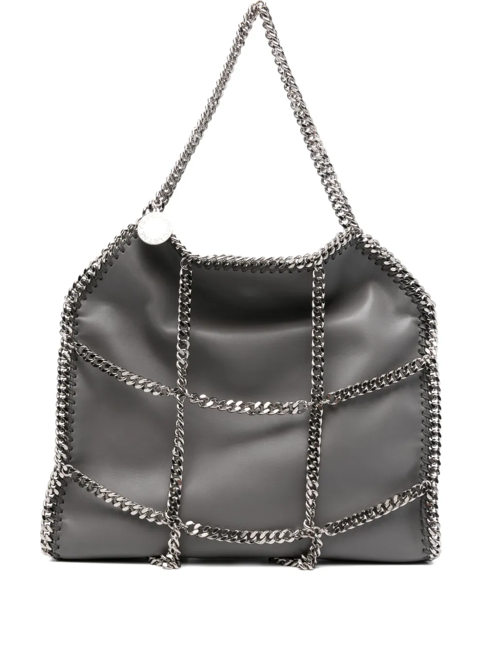 Stella McCartney Falabella Chain Cage mini-shopper Grijs